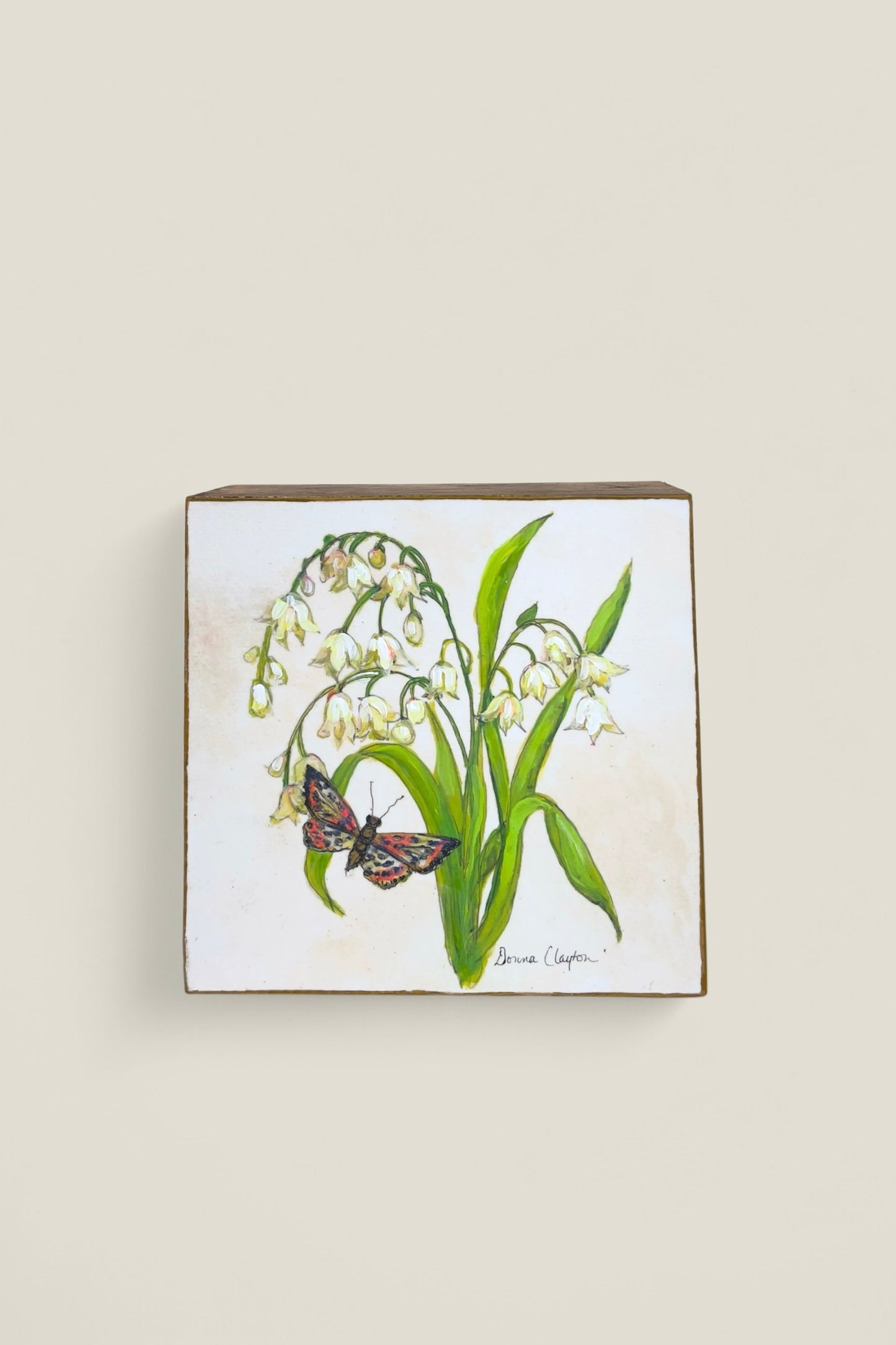 May 5’’ Gold Gilded Art Block