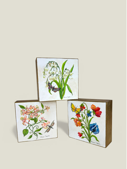 May 5’’ Gold Gilded Art Block