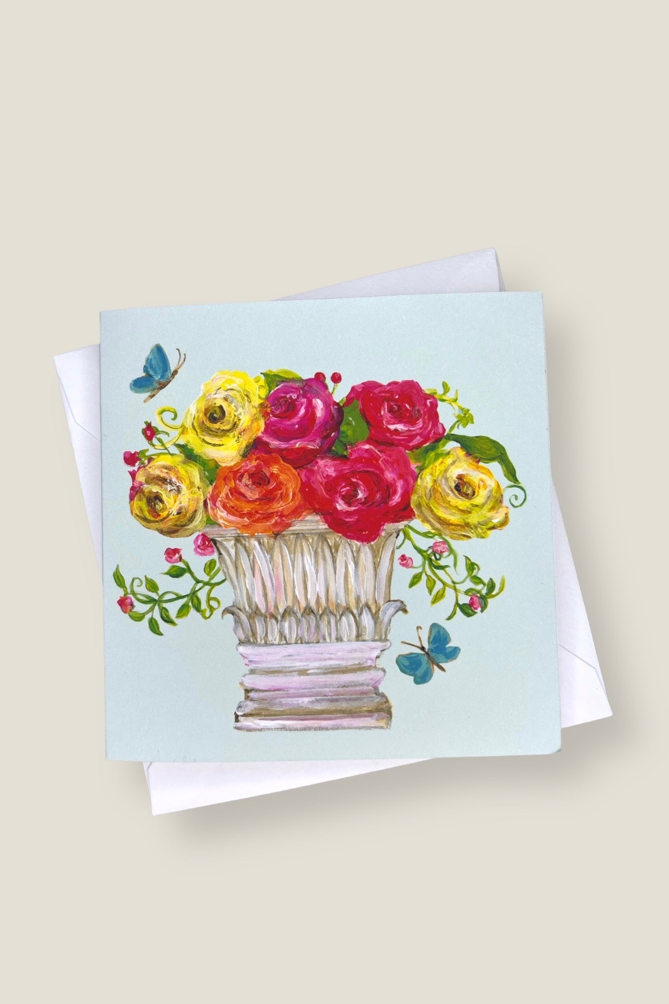 Corinthian Rose Card