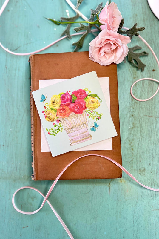 Corinthian Rose Card