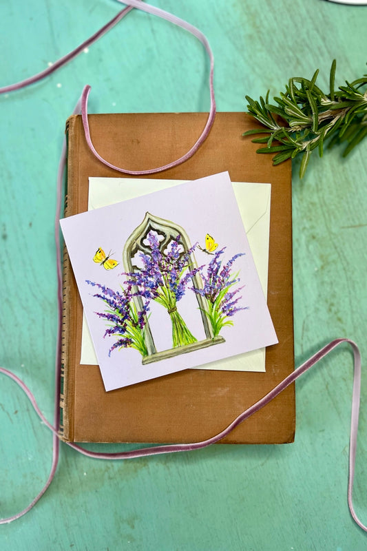 Gothic Lavender Card