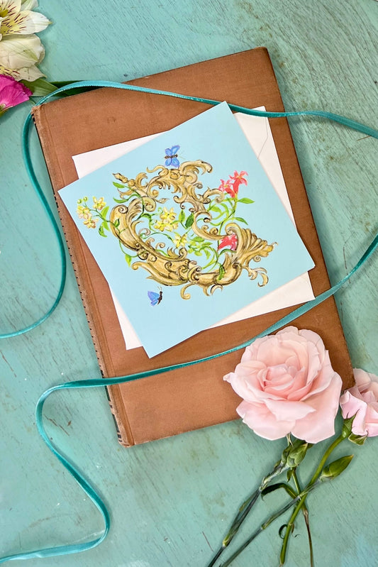Rococo Bloom Card