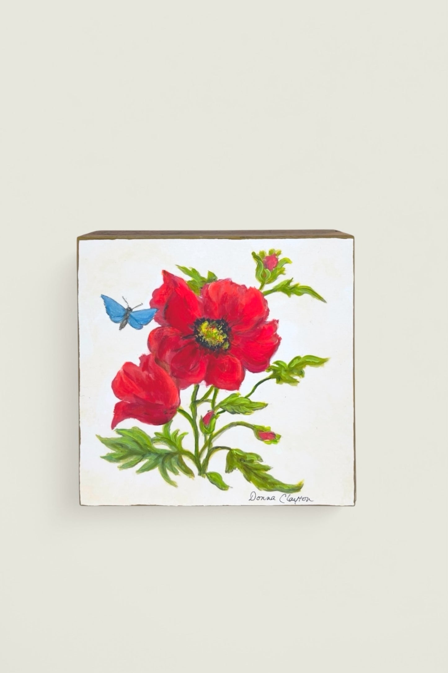 August 5’’ Gold Gilded Art Block