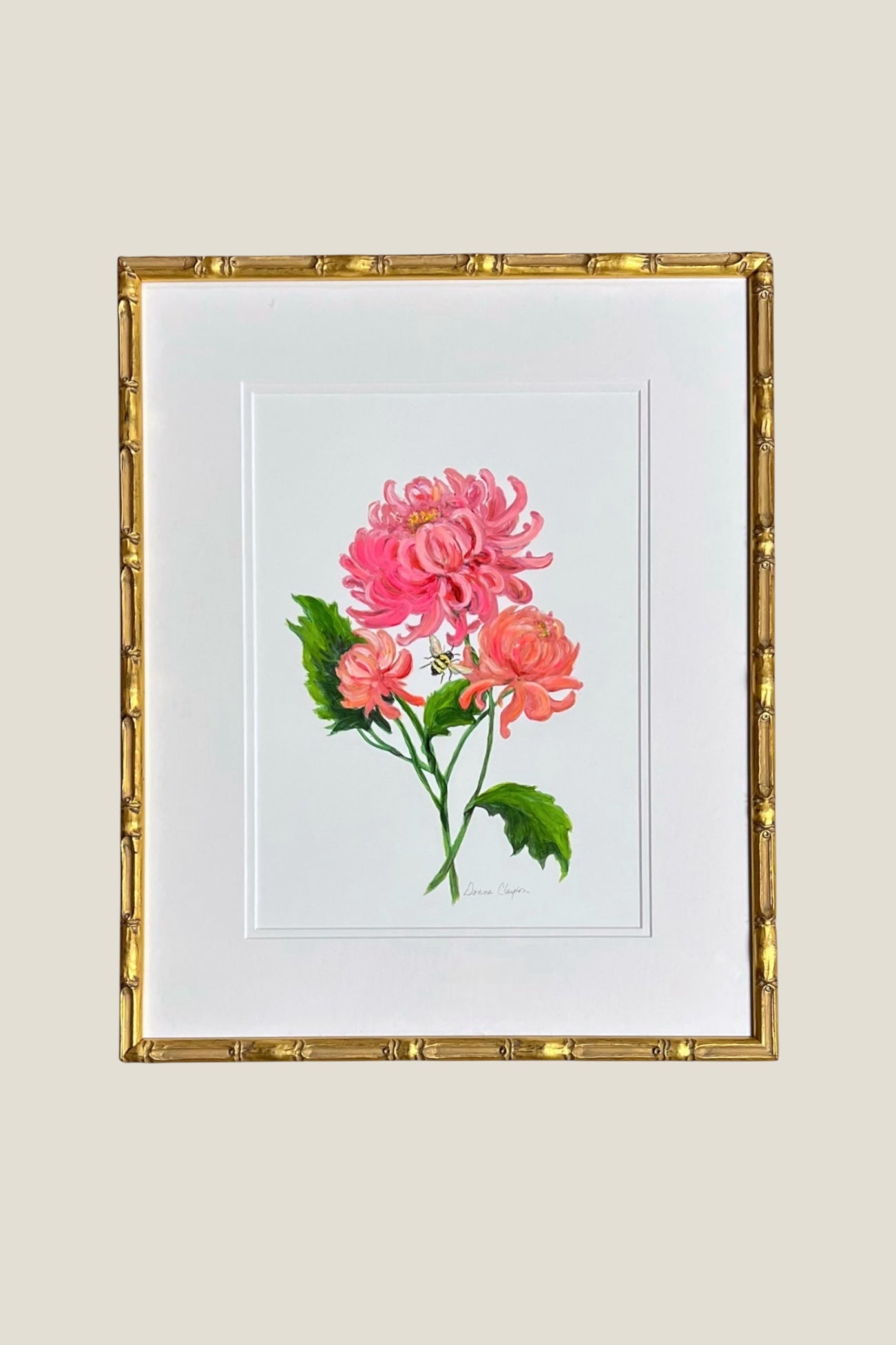 Chrysanthemum Framed Art Print