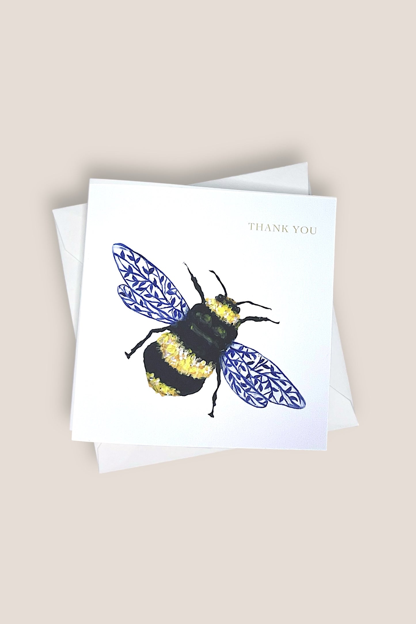 Porcelain Wing Bee Card