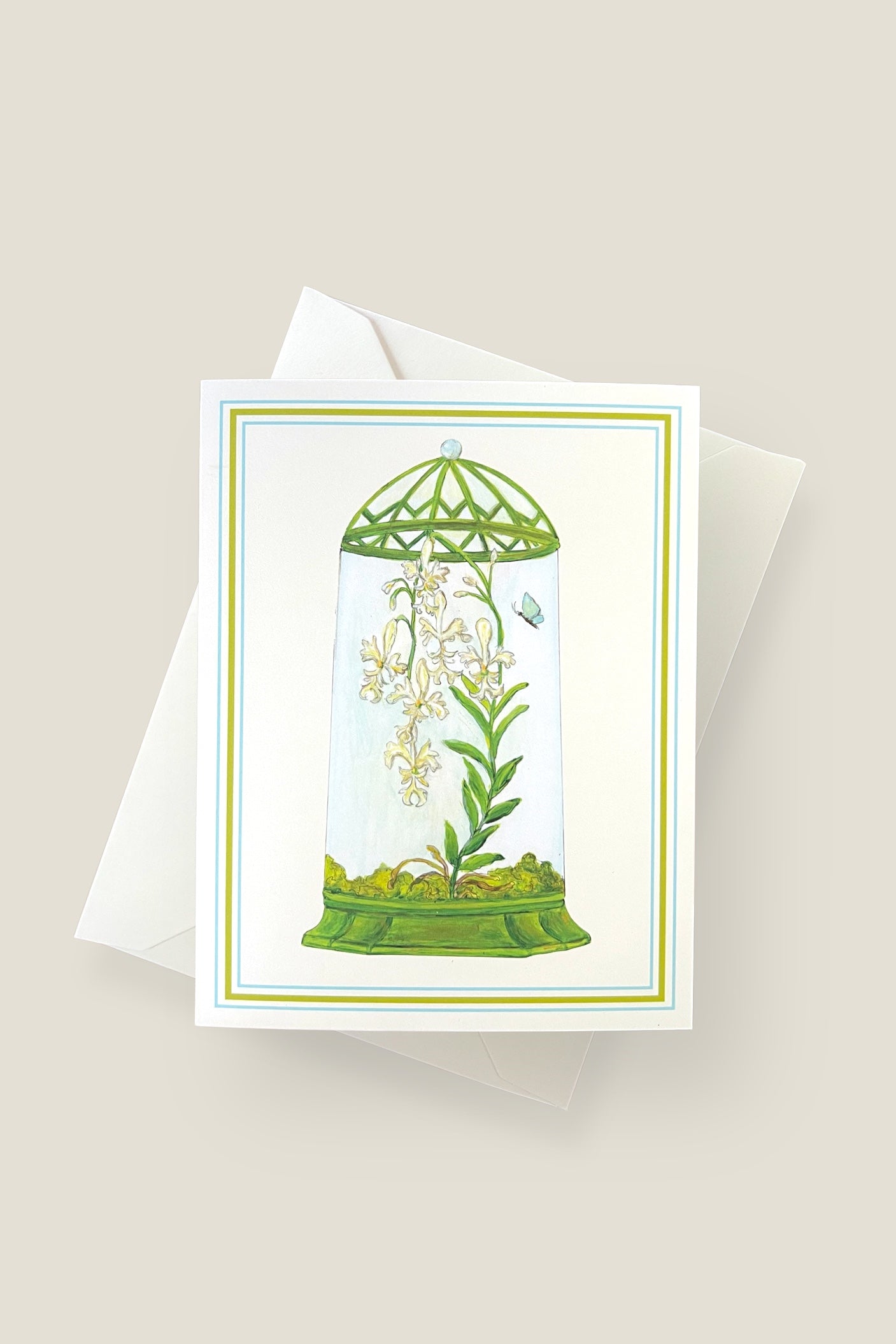 Orchid Cloche Card Set