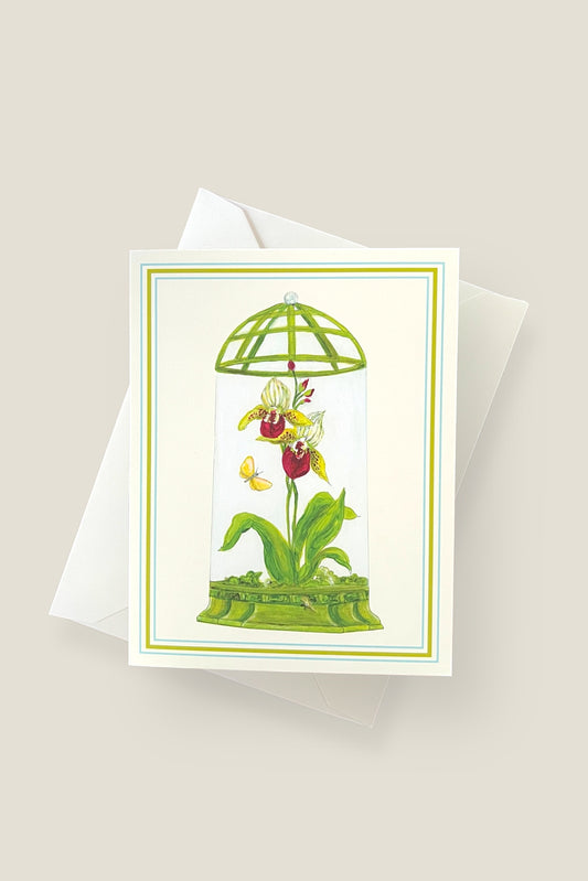 Orchid Cloche Card Set