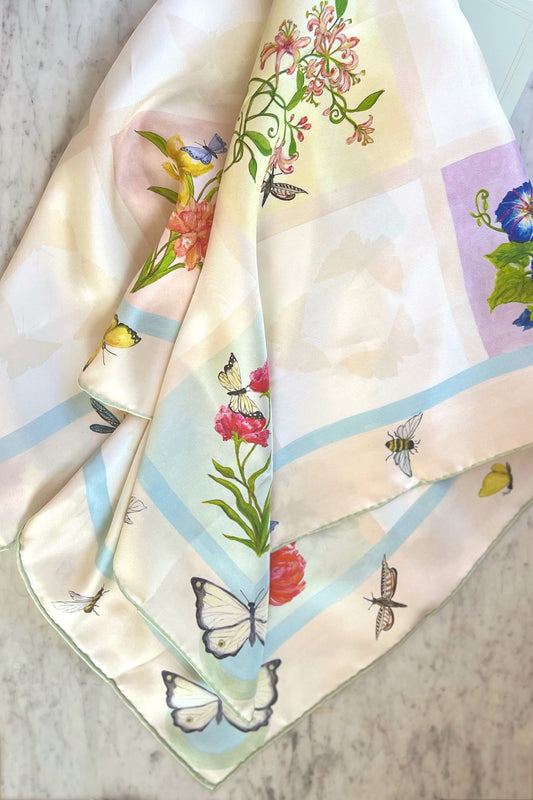 Birth Month Silk Scarf