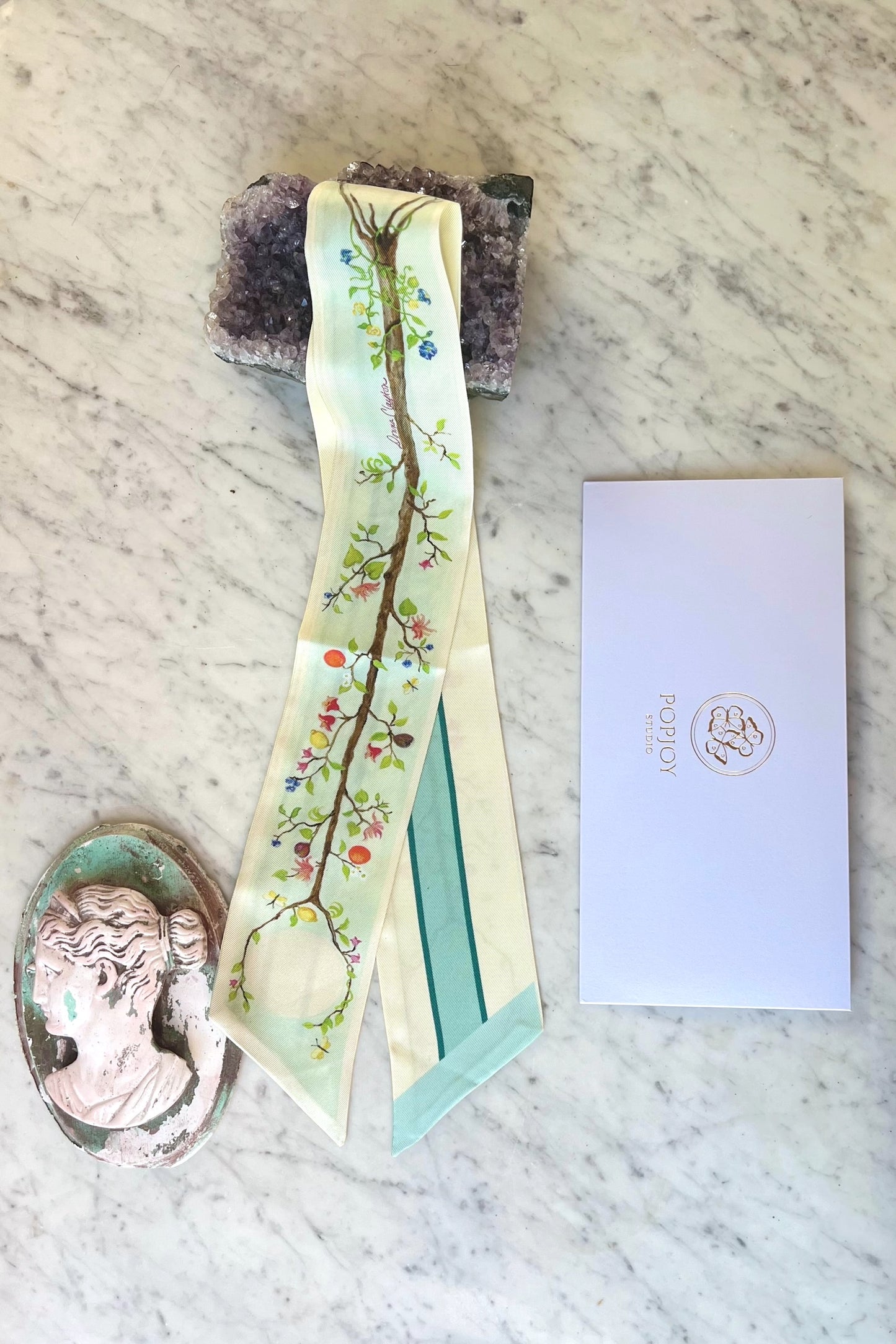 Tree of Life Silk Twilly