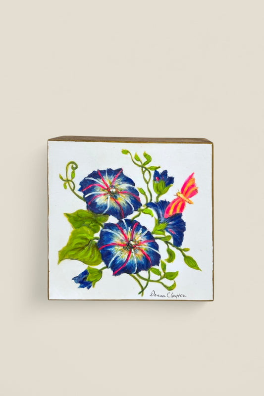 September 5’’ Gold Gilded Art Block
