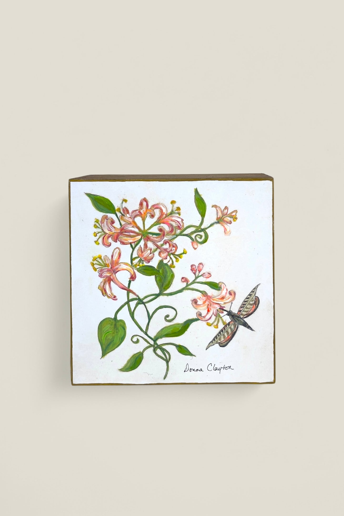 June 5’’ Gold Gilded Art Block