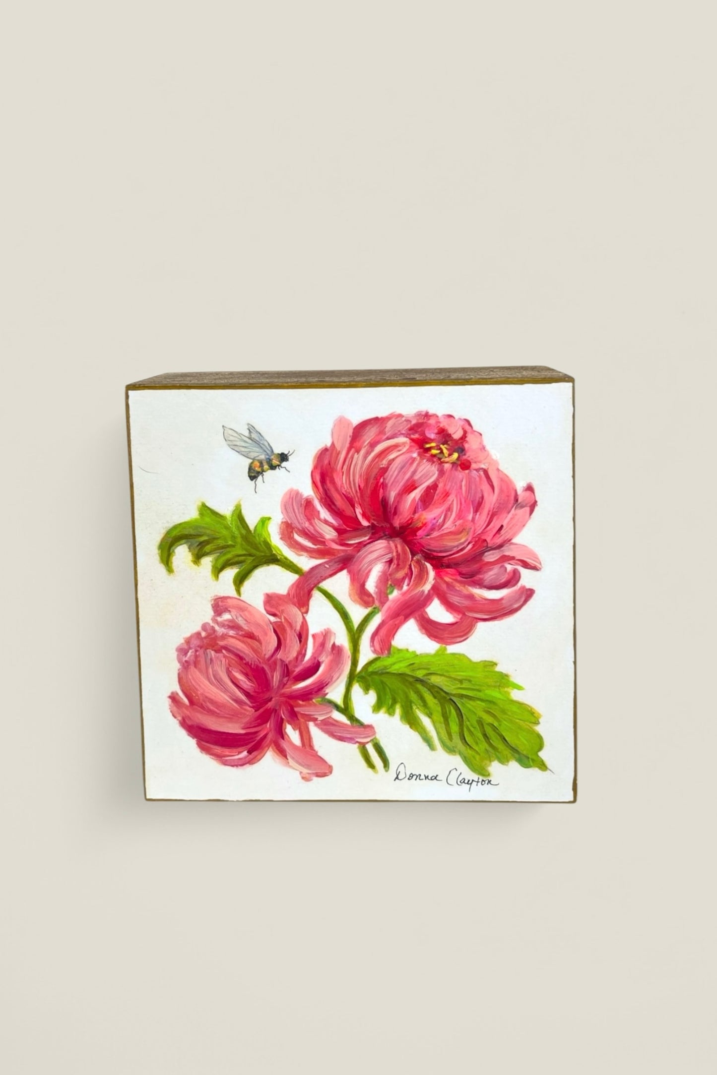 November 5’’ Gold Gilded Art Blocks
