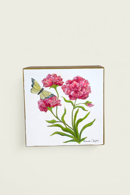 January 5” Gold Gilded Art Block