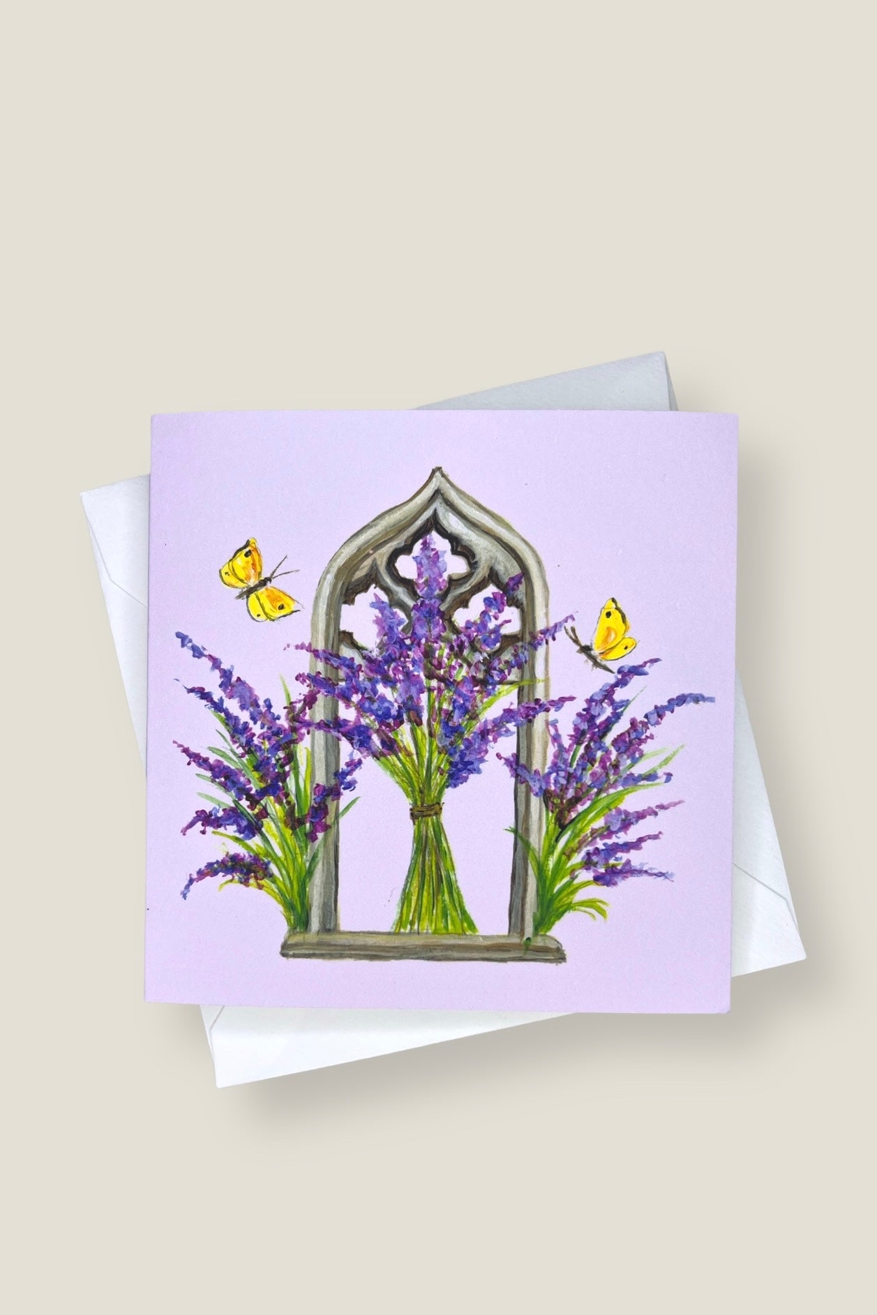 Gothic Lavender Card