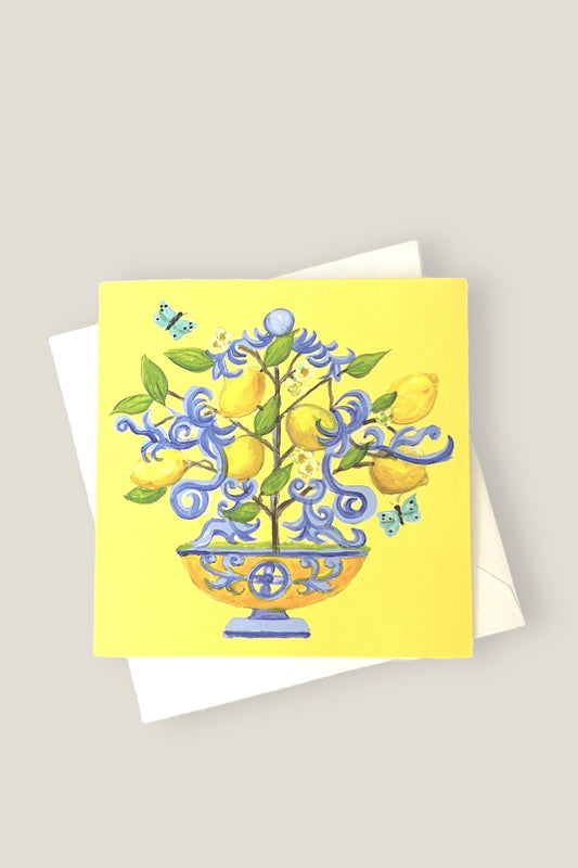 Baroque Lemon Card