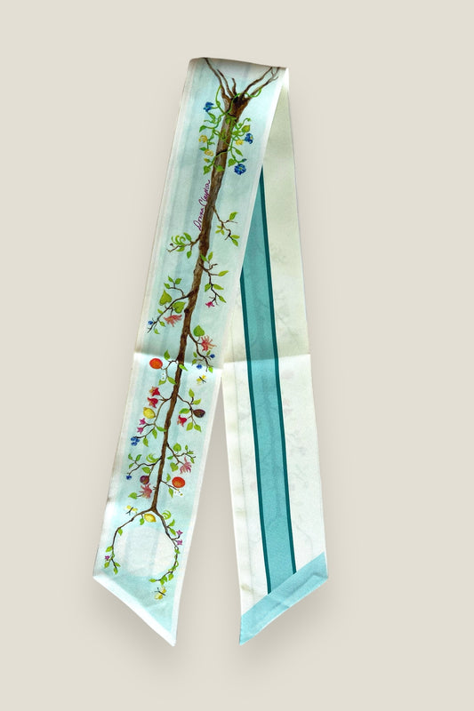 Tree of Life Silk Twilly