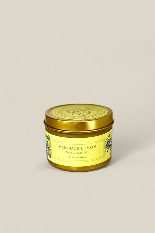 Baroque Lemon Travel Candle