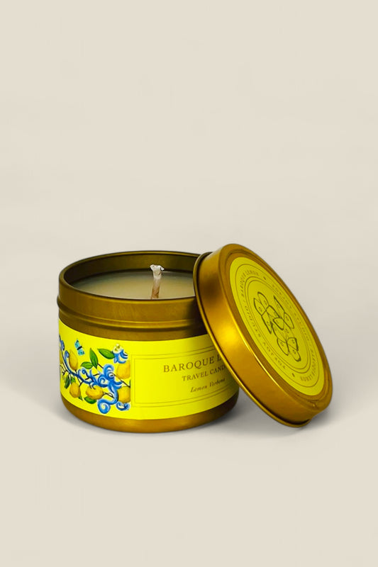 Baroque Lemon Travel Candle